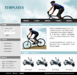自行車制造企業(yè)網(wǎng)站