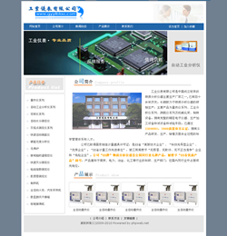儀表生產(chǎn)企業(yè)網(wǎng)站