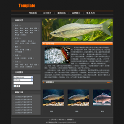 水產養(yǎng)殖企業(yè)網站
