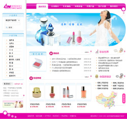化妝品企業(yè)電子商務(wù)網(wǎng)站